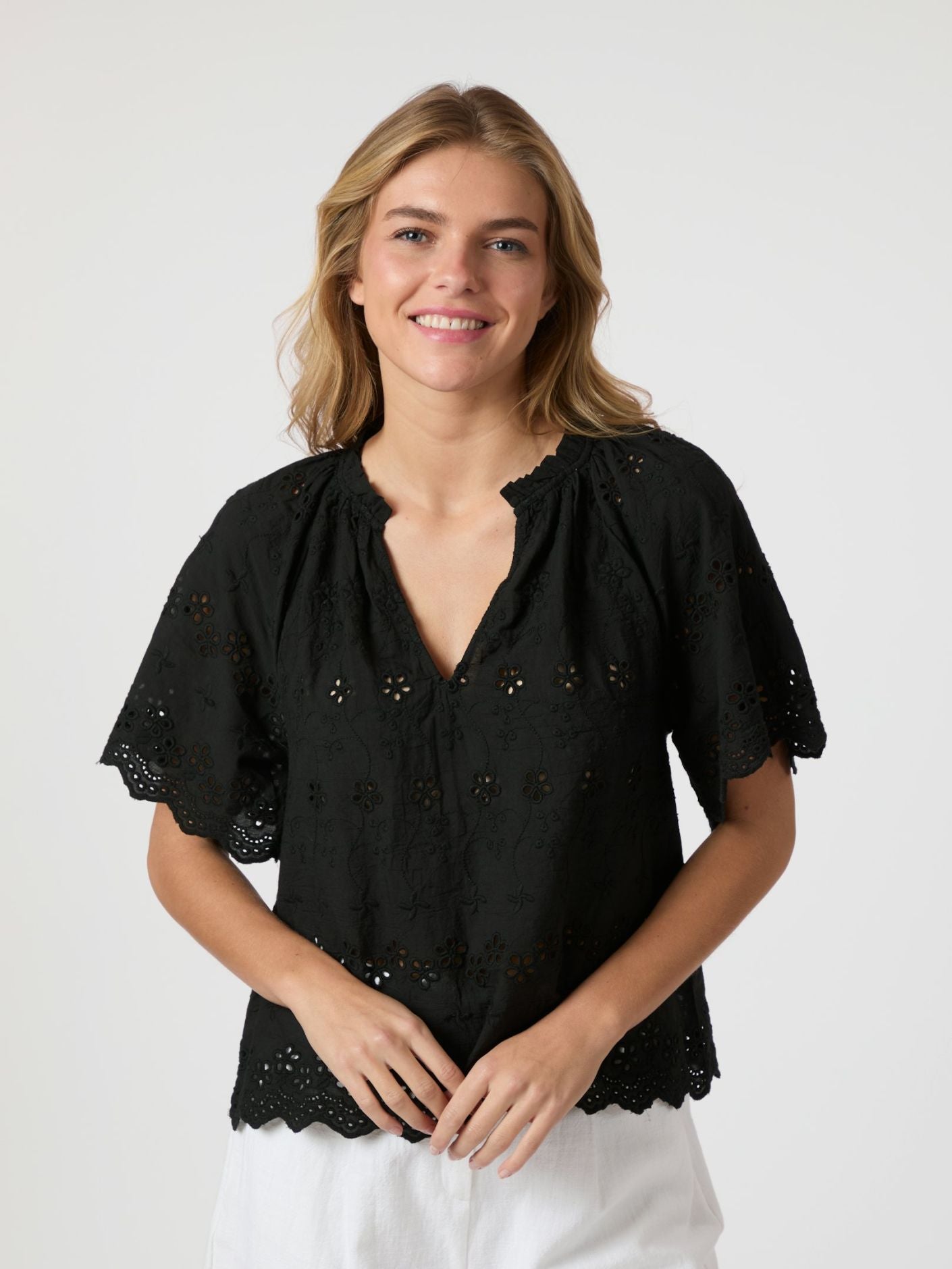 Odet Broderi Bluse