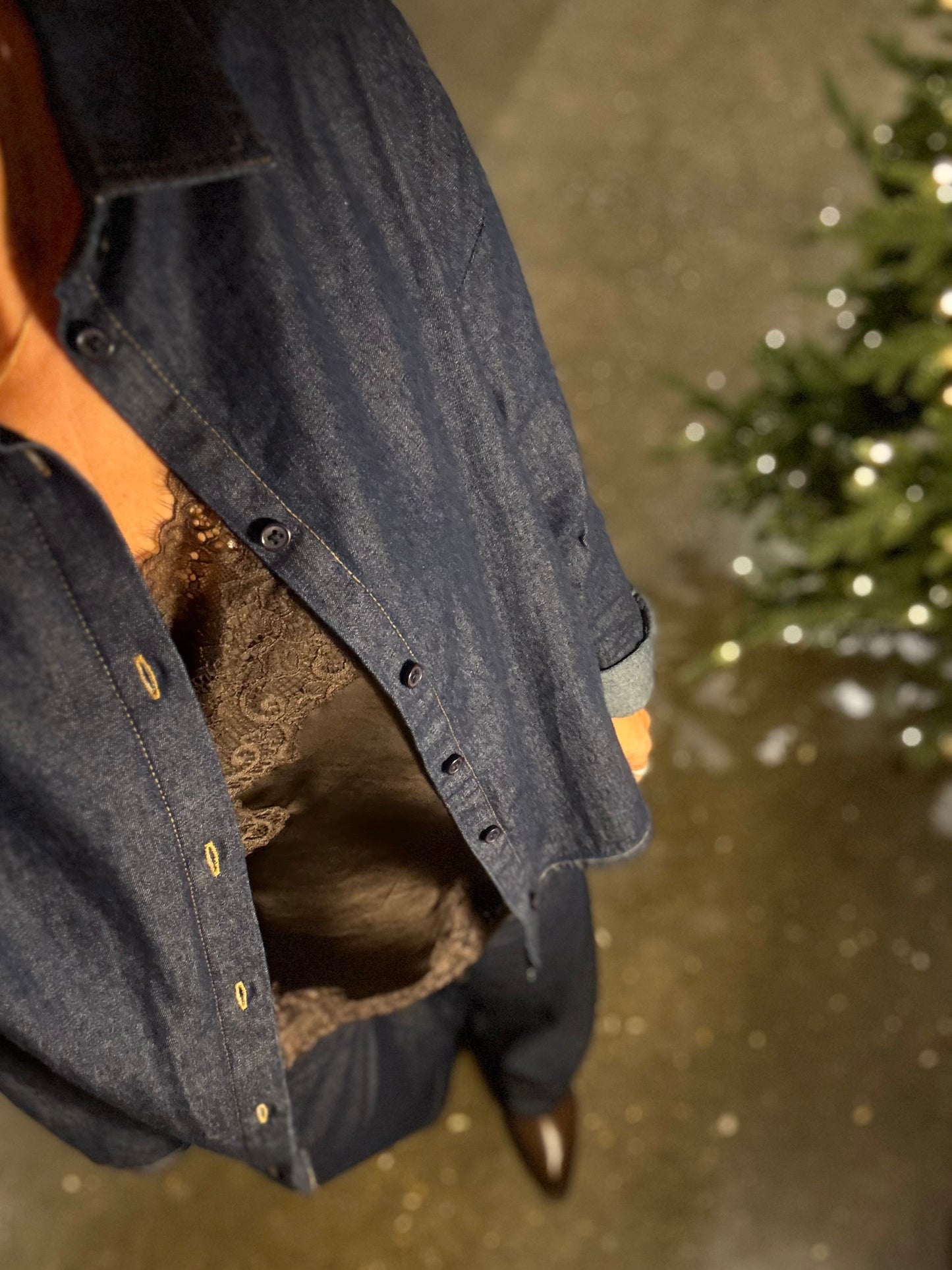 HARCHER DENIM SKJORTE IH