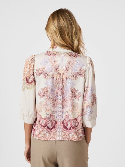 Roselle Artist Paisley Bluse