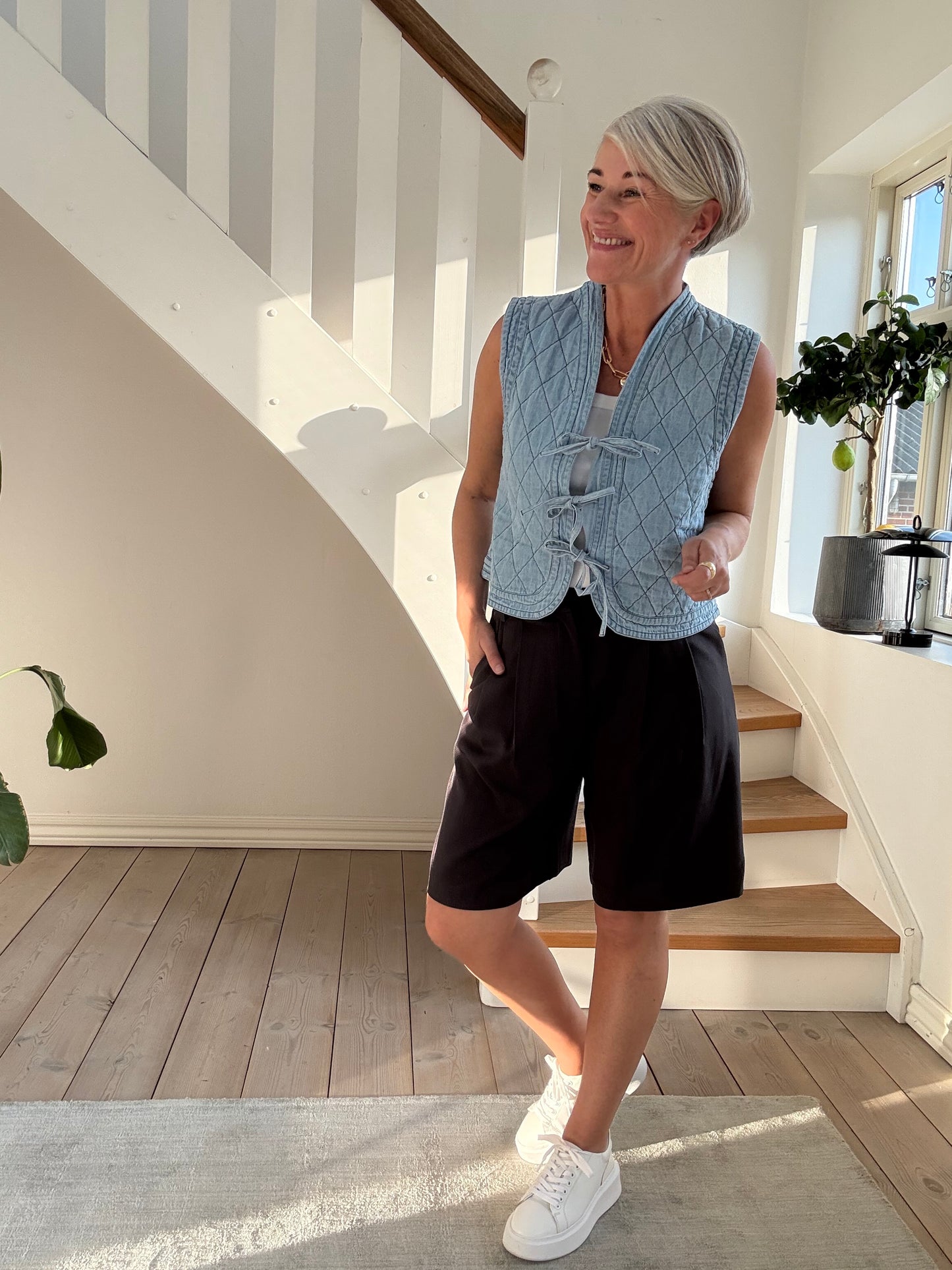 Carine Denim Vest