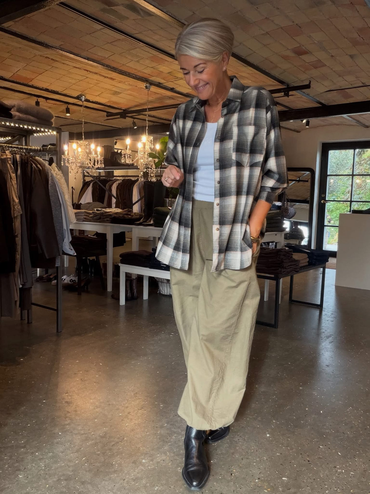 DALMA FLANNEL CHECK SKJORTE NN (267)