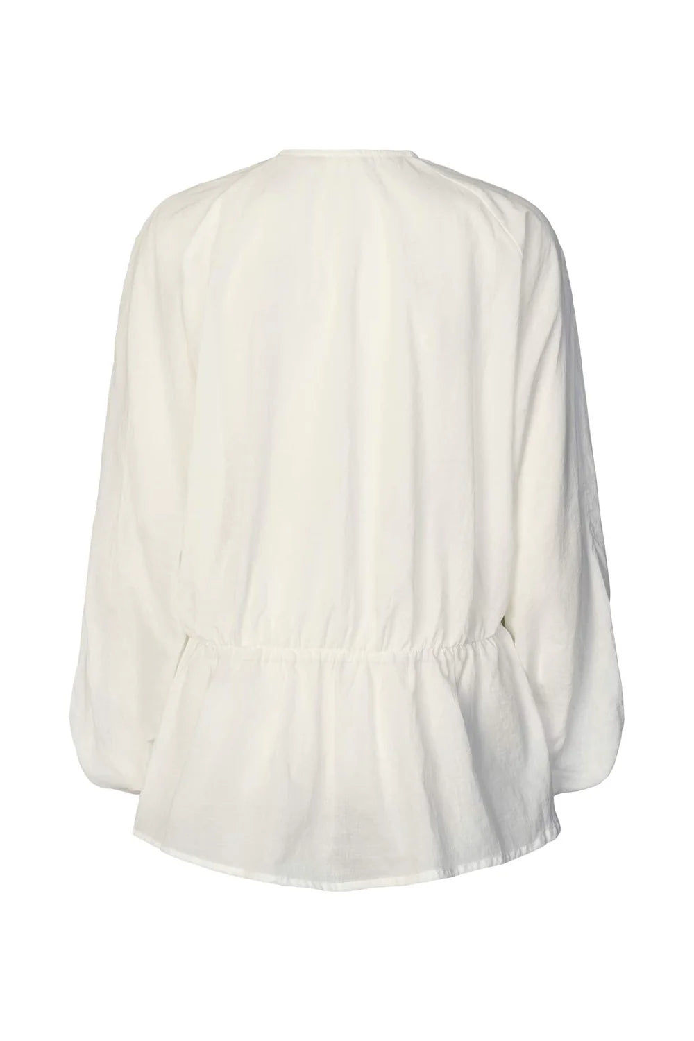 Corrie Cotton Voile Deep V-Neck Top