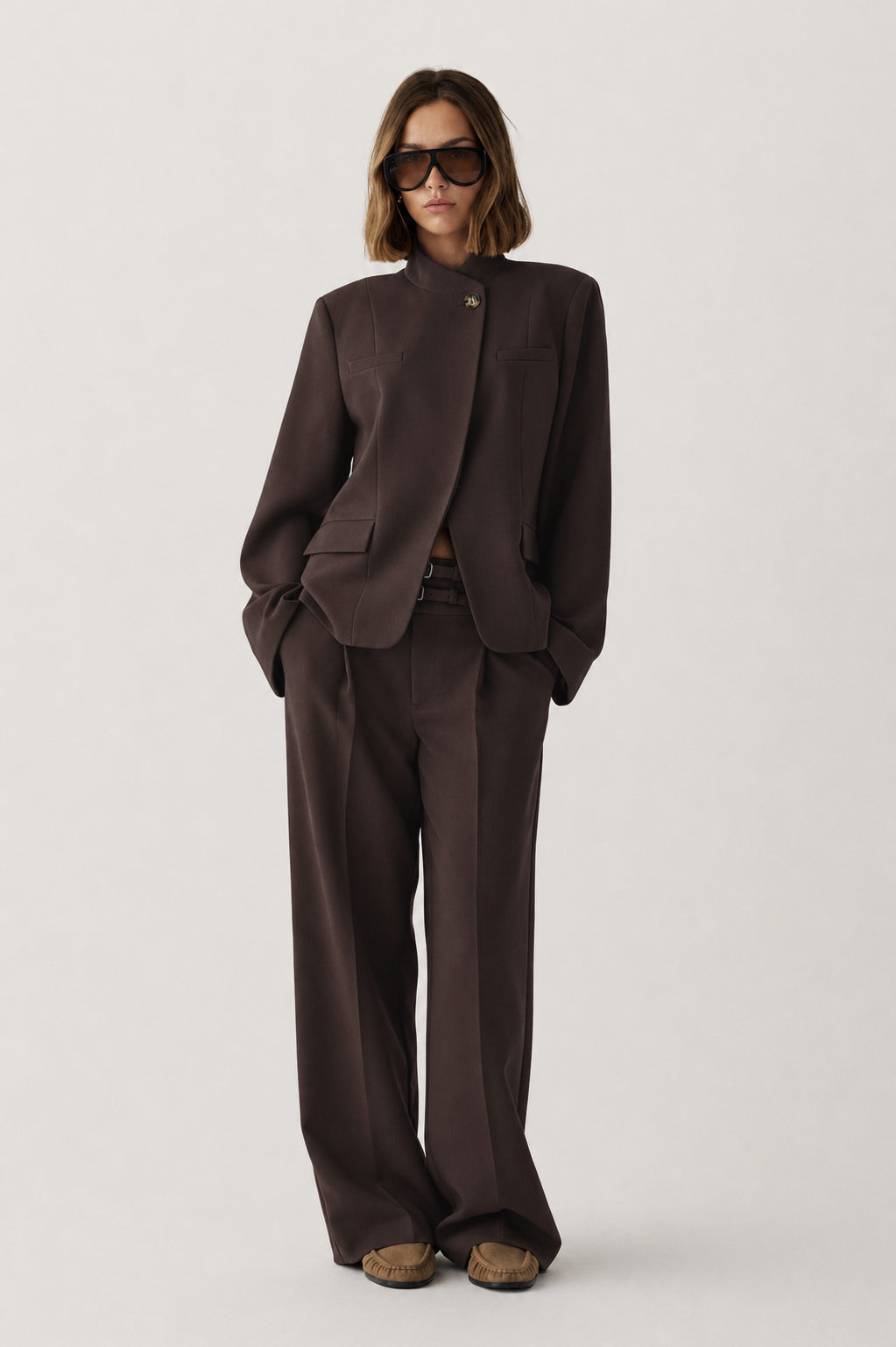 MONIQUE BLAZER BRUN NE