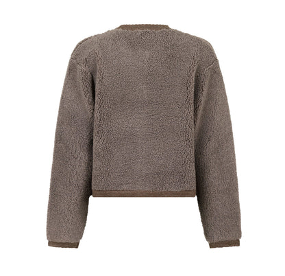 LIMO FLUFFY KNIT CARDIGAN