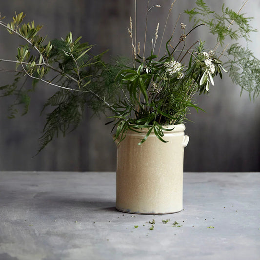 KERAMIKKRUKKE SHELLISH GREY HOUSE DOCTOR