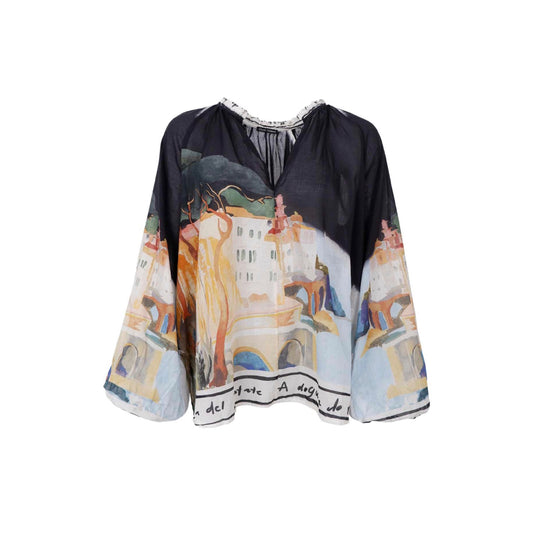 RIVIERA BLOUSE BLACK COLOUR