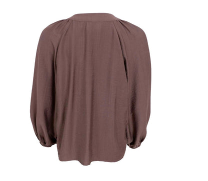LUISA RAGLAN BLUSE BLACK COLOUR