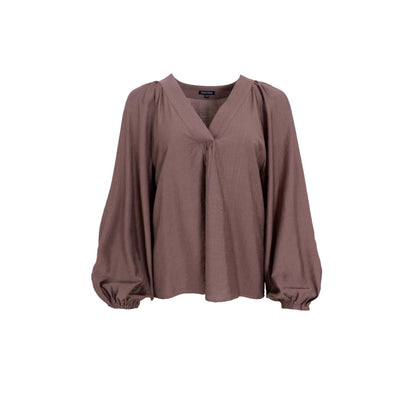 LUISA RAGLAN BLUSE BLACK COLOUR