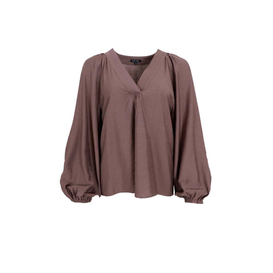 LUISA RAGLAN BLUSE BLACK COLOUR