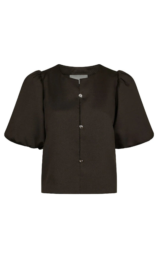 AISA DULL BLOUSE NEO NOIR