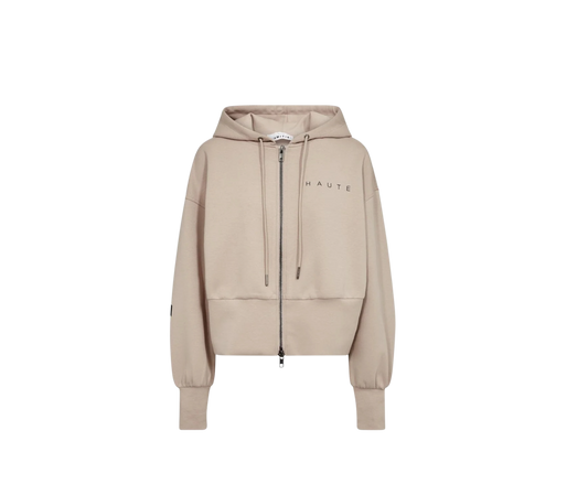 MAXI SPLIT ZIP HOODIE