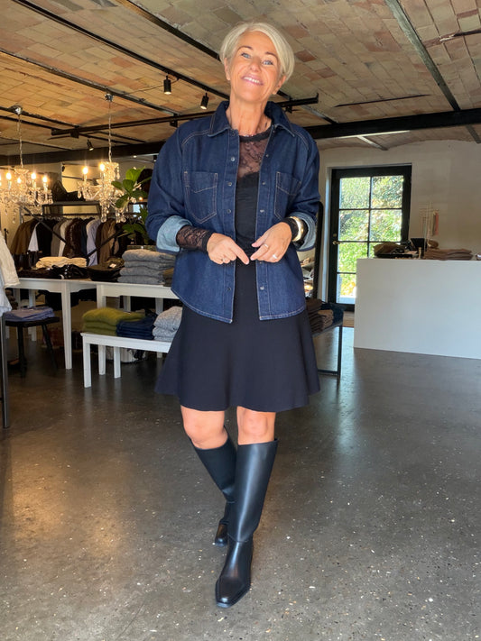VIKESE NEDERDEL BLACK PT (317)