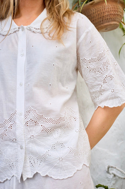 AGNETA LACE BLUSE BC - LifeStyle Hedensted