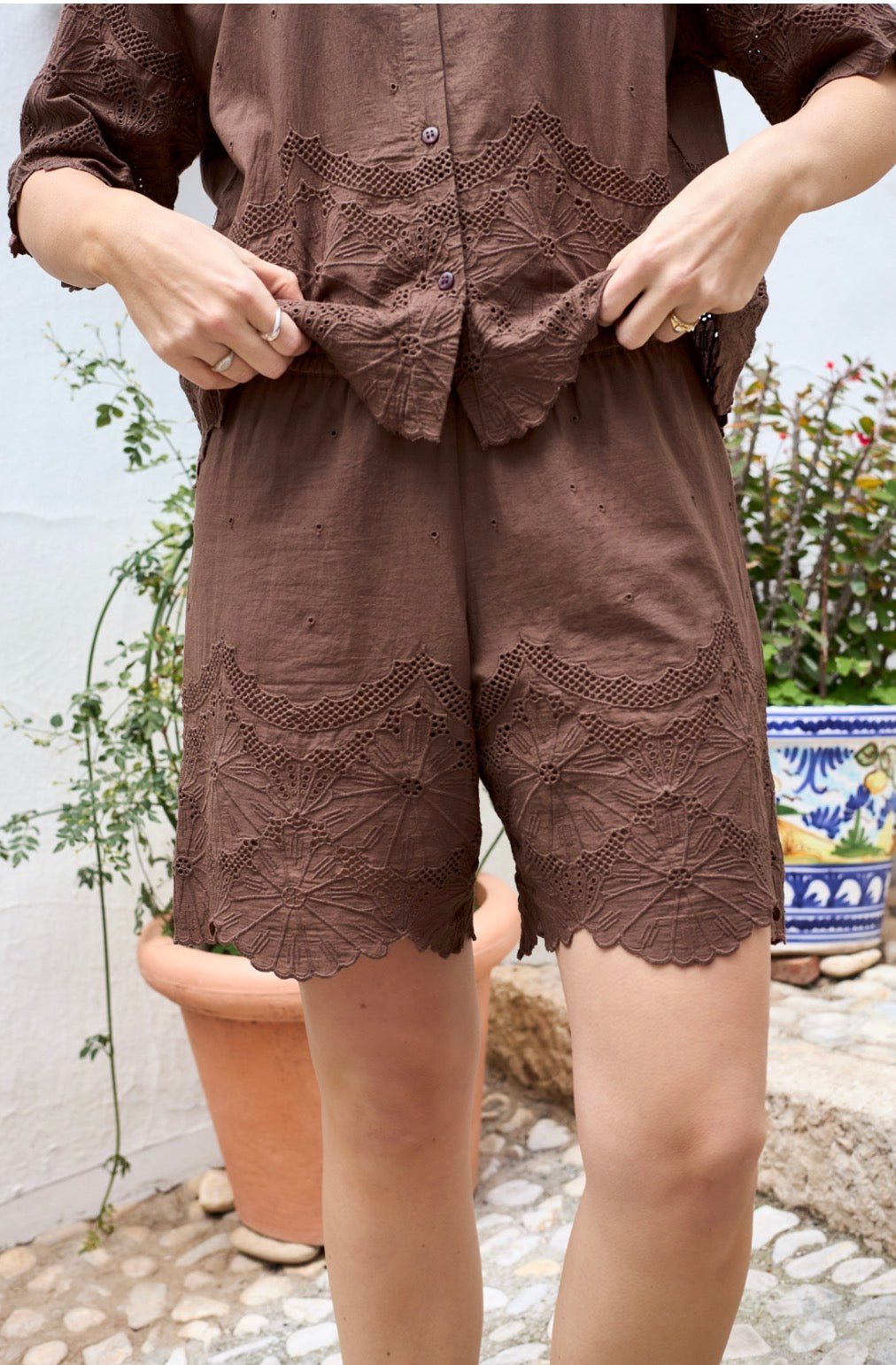 AGNETA LACE SHORTS BC - LifeStyle Hedensted