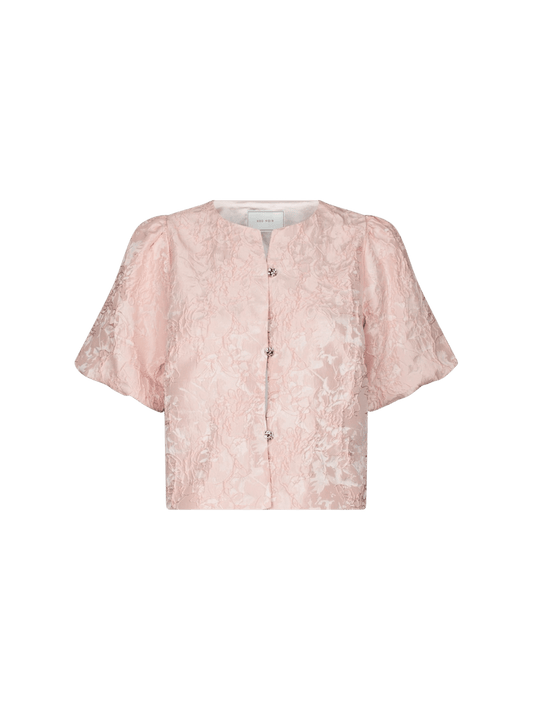AISA SOFT BROCADE BLUSE - LifeStyle Hedensted