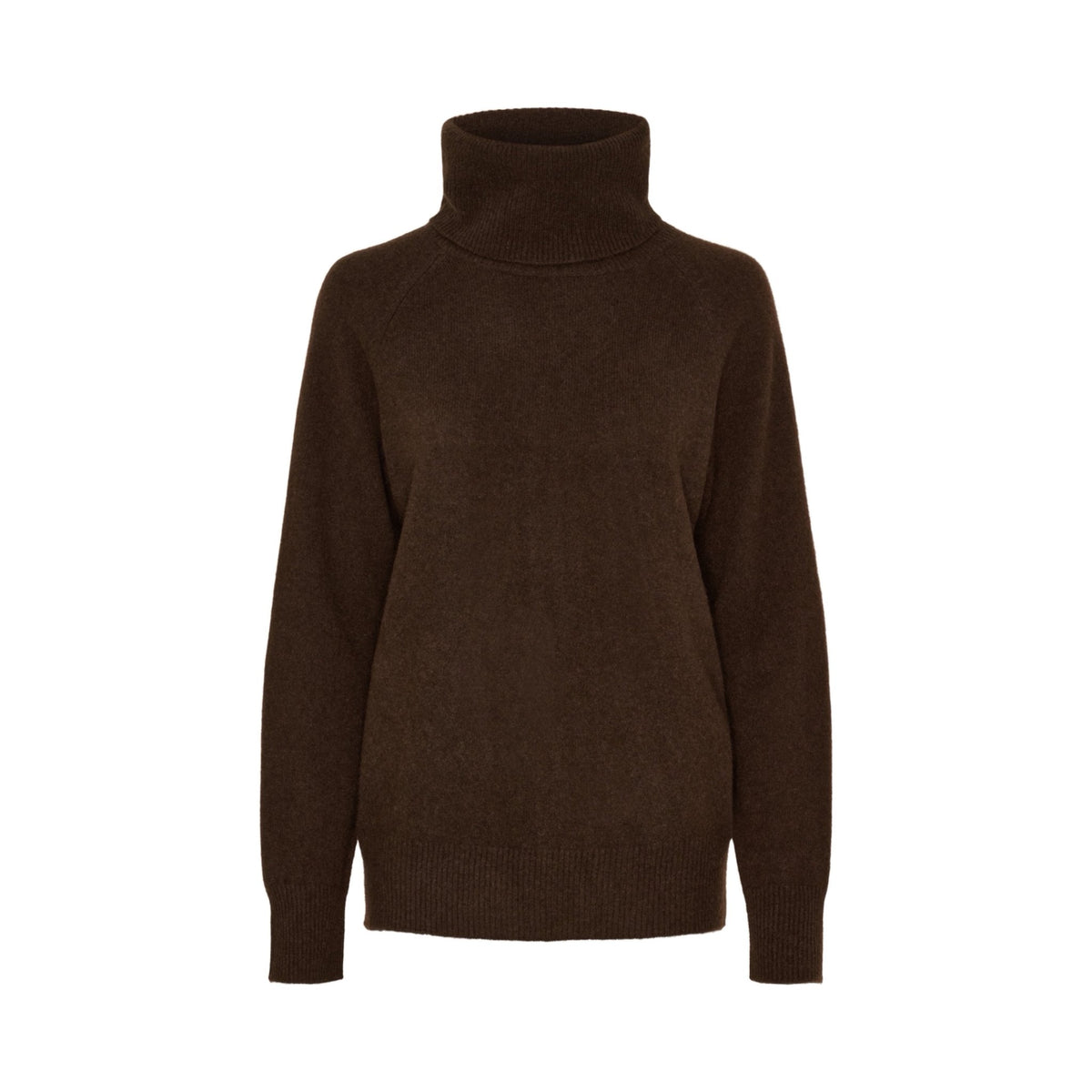 ALMA YAK TURTLENECK STRIK BRUN BTF - LifeStyle Hedensted