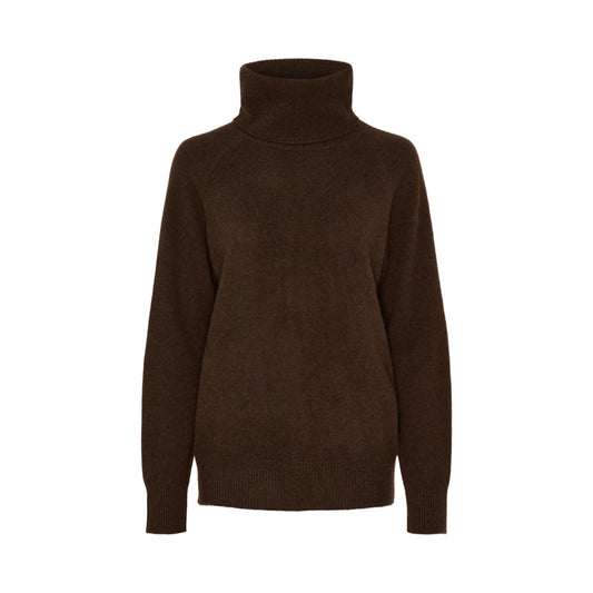 ALMA YAK TURTLENECK STRIK BRUN BTF - LifeStyle Hedensted