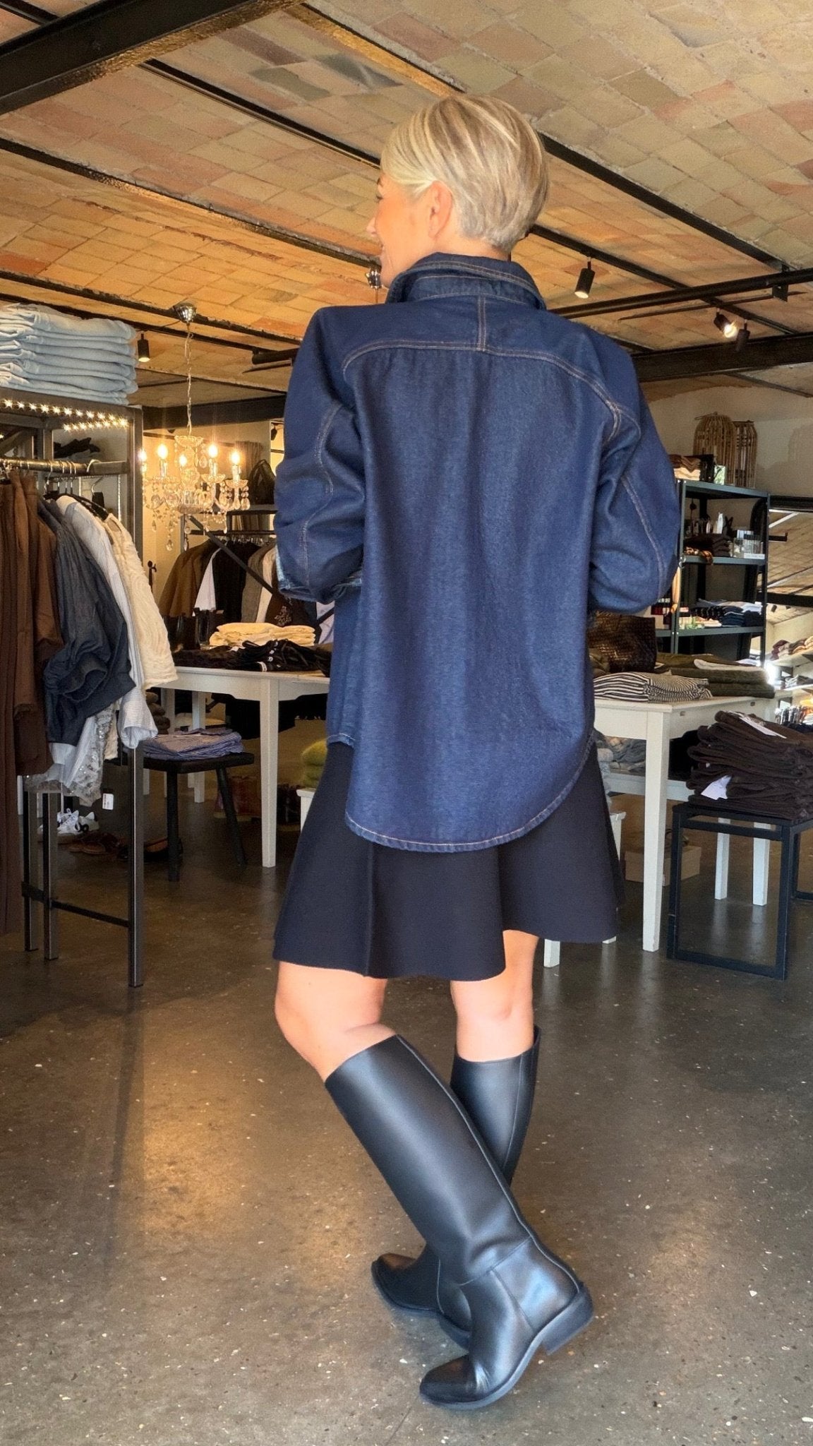 ALVA DENIMSKJORTE ICHI (S11) - LifeStyle Hedensted