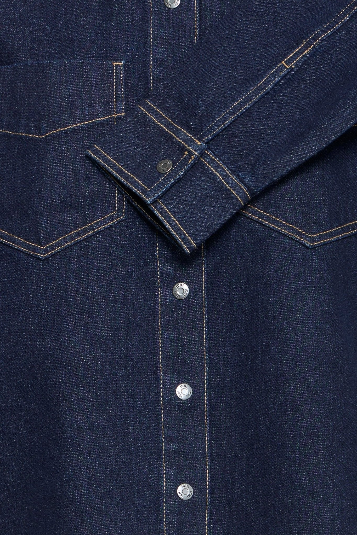 ALVA DENIMSKJORTE ICHI (S11) - LifeStyle Hedensted