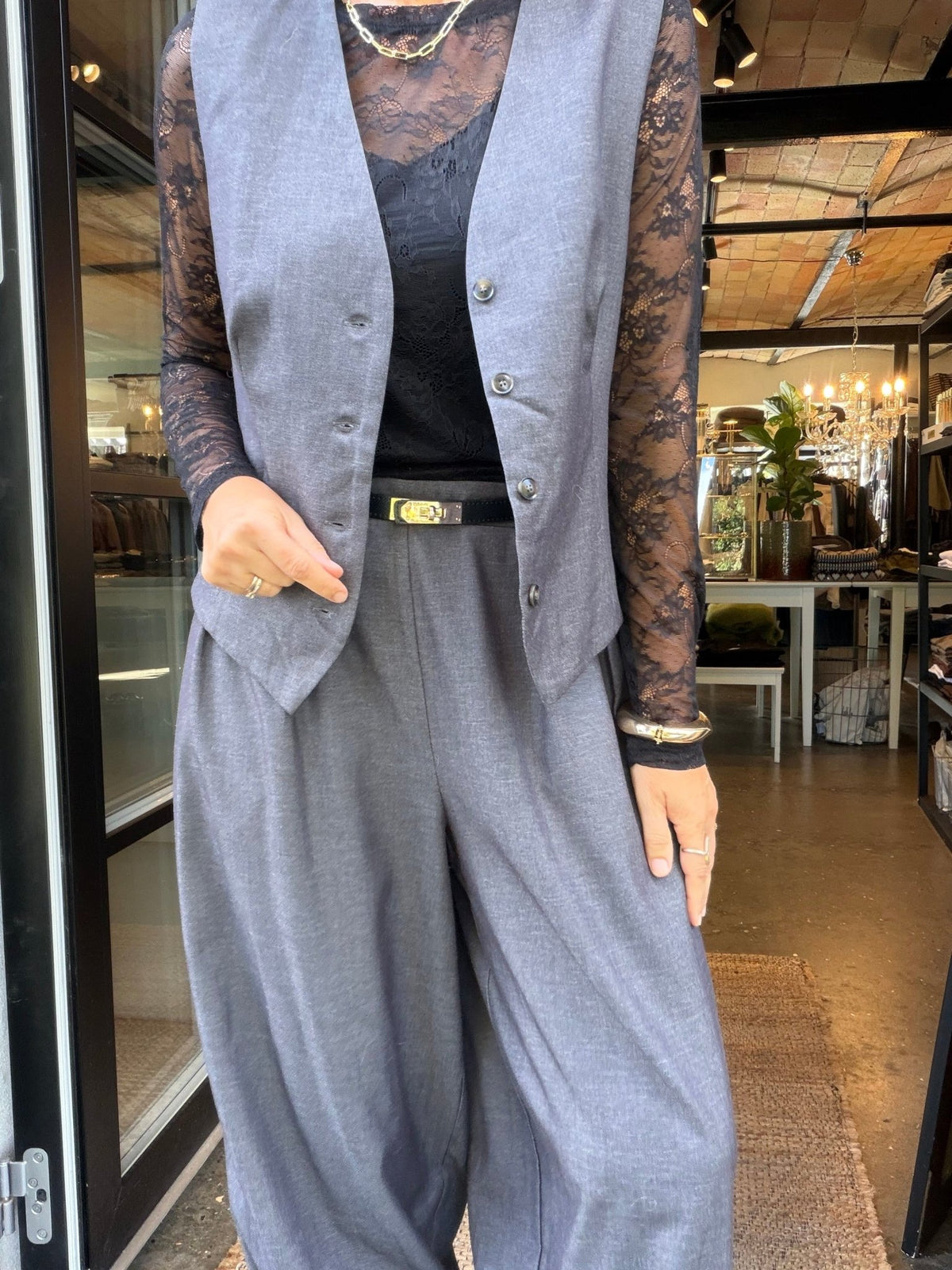 AMINA TAILORED VEST BC - LifeStyle Hedensted