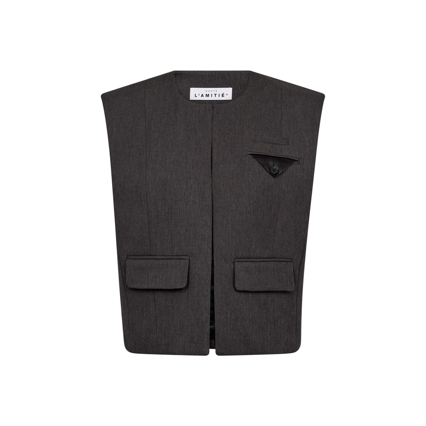 AMY BOX CROP VEST HL - LifeStyle Hedensted