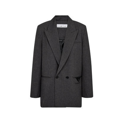 AMY OVERSIZE TRIANGLE BLAZER HL - LifeStyle Hedensted