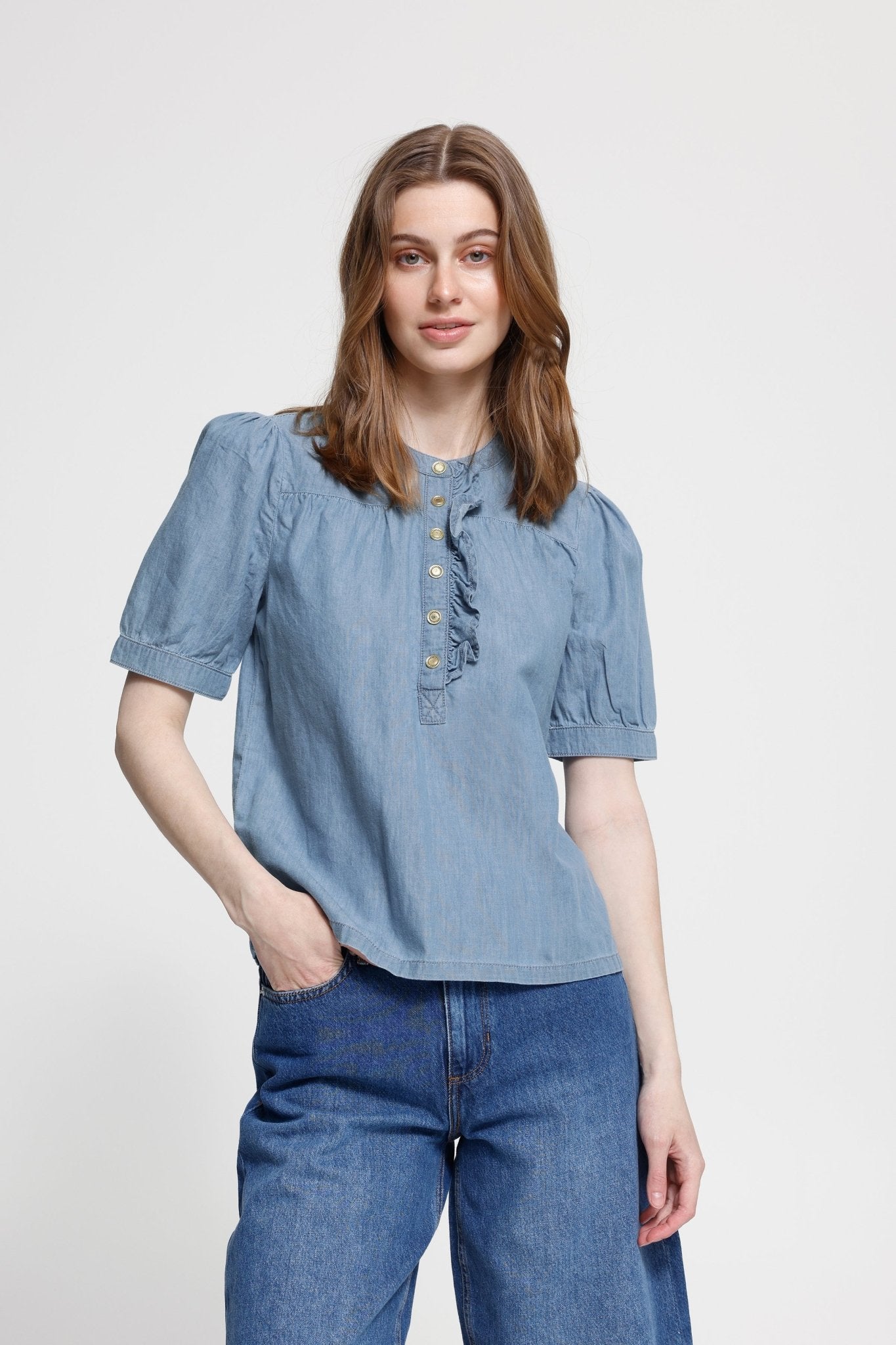 ANCEY SS SKJORTE ICHI - LifeStyle Hedensted