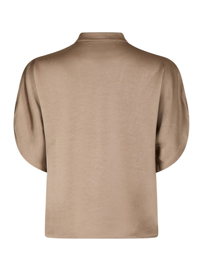 ANELLE HEAVY SATEEN BLUSE NN (263) - LifeStyle Hedensted