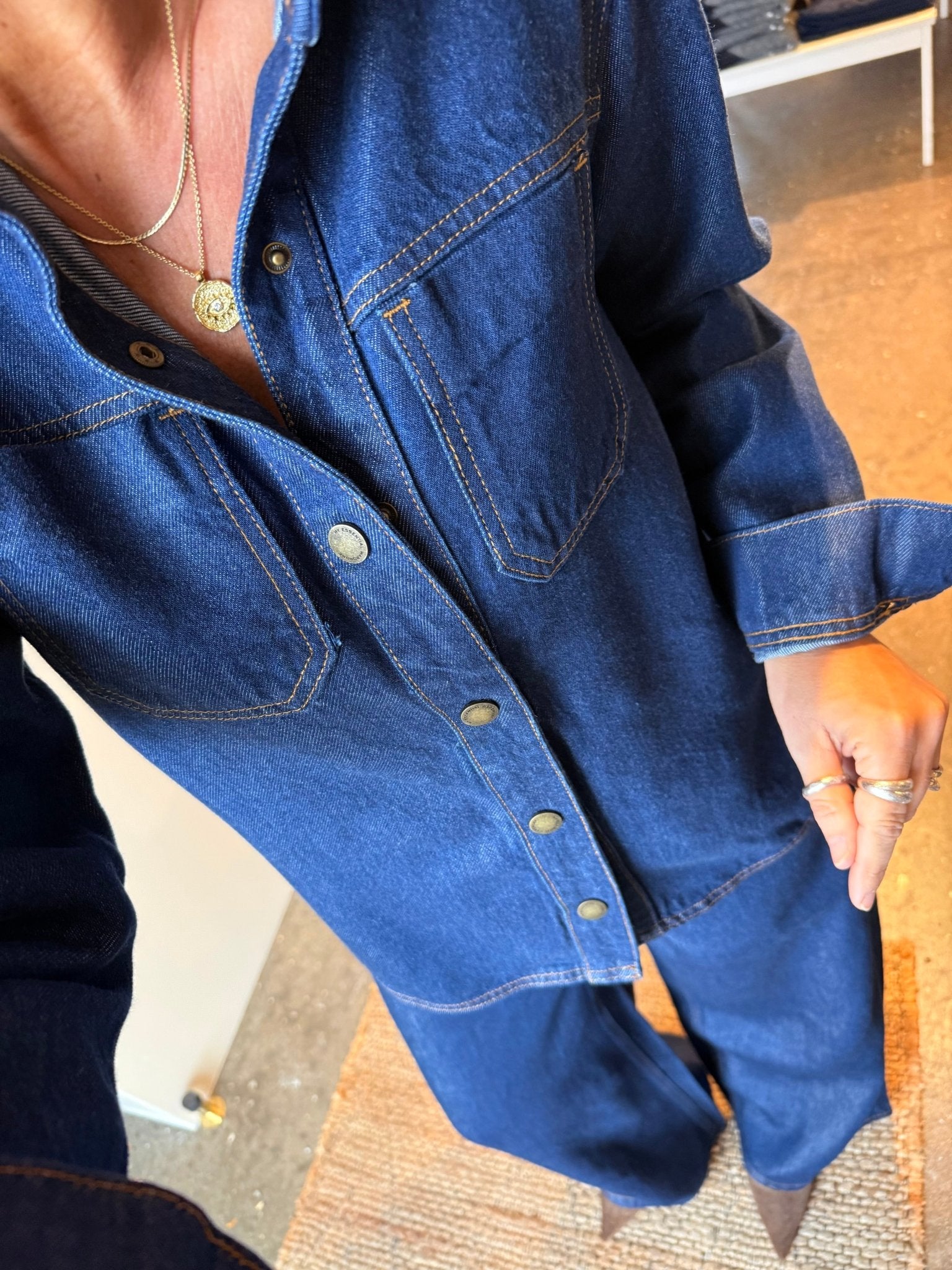 ANN 181 DENIM SKJORTE MEW - LifeStyle Hedensted