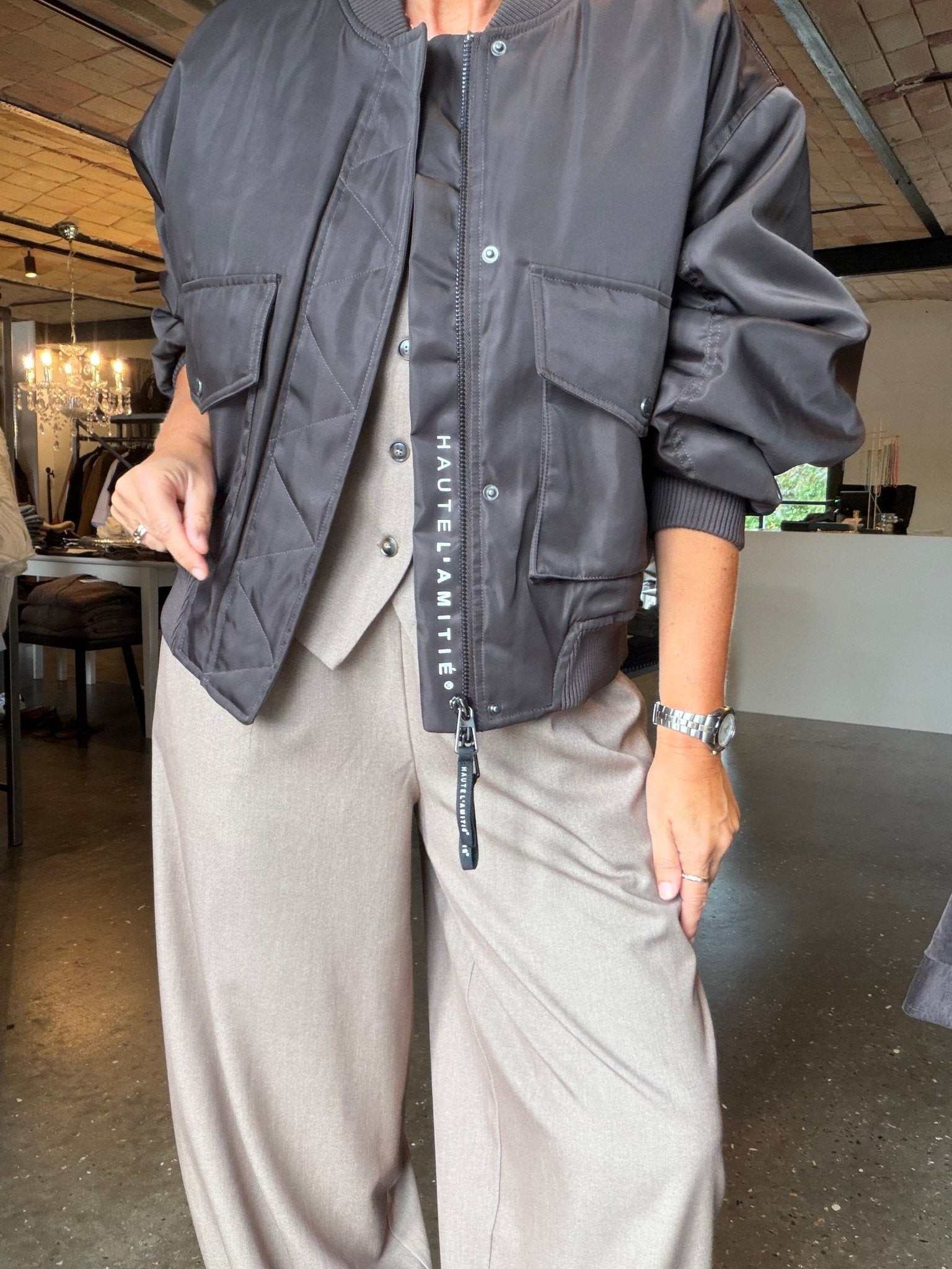 BAILEY ZIPPER BOMBER HL - LifeStyle Hedensted