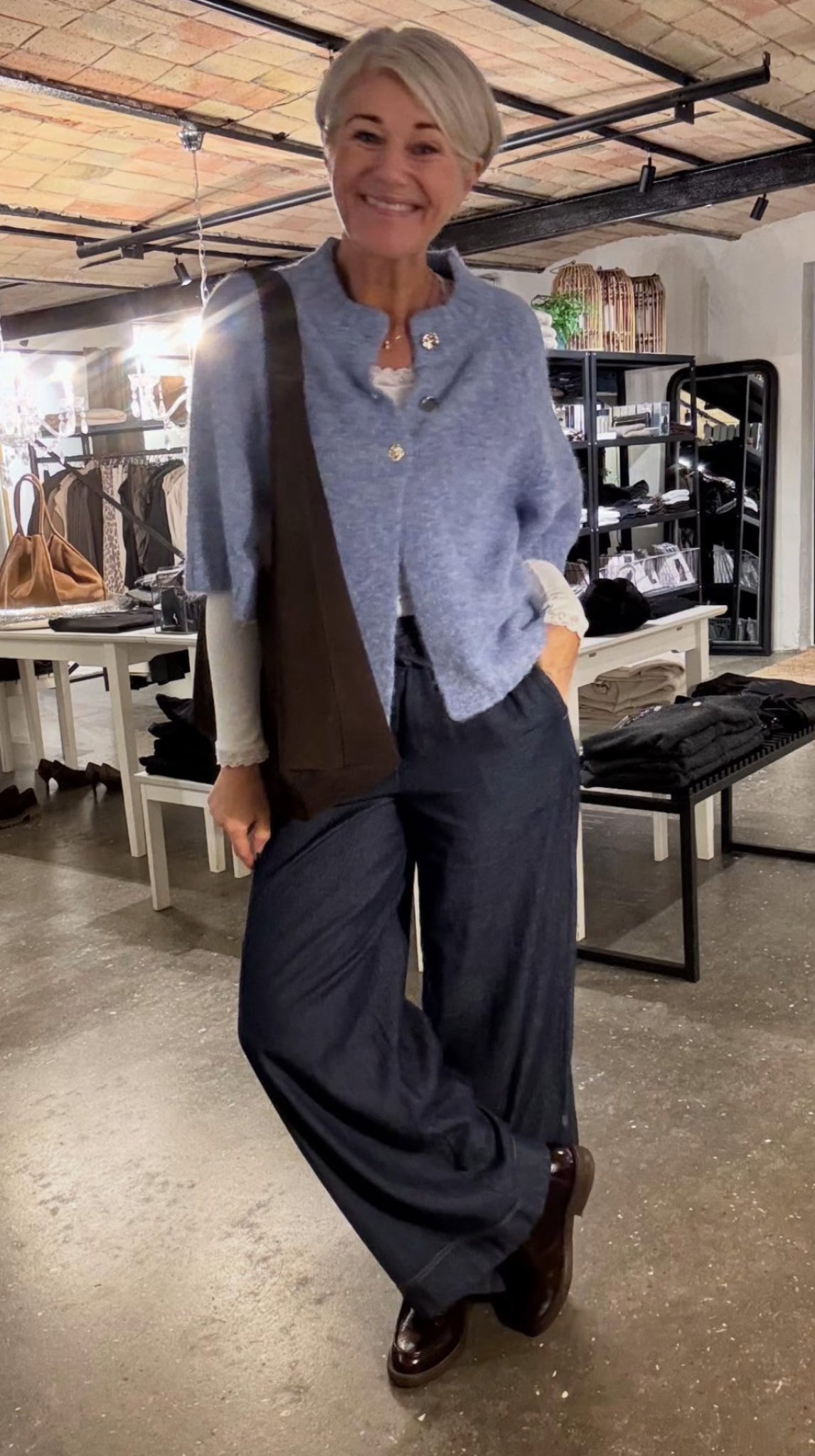 BENUTA FLUFFY KNIT CARDIGAN NN - LifeStyle Hedensted