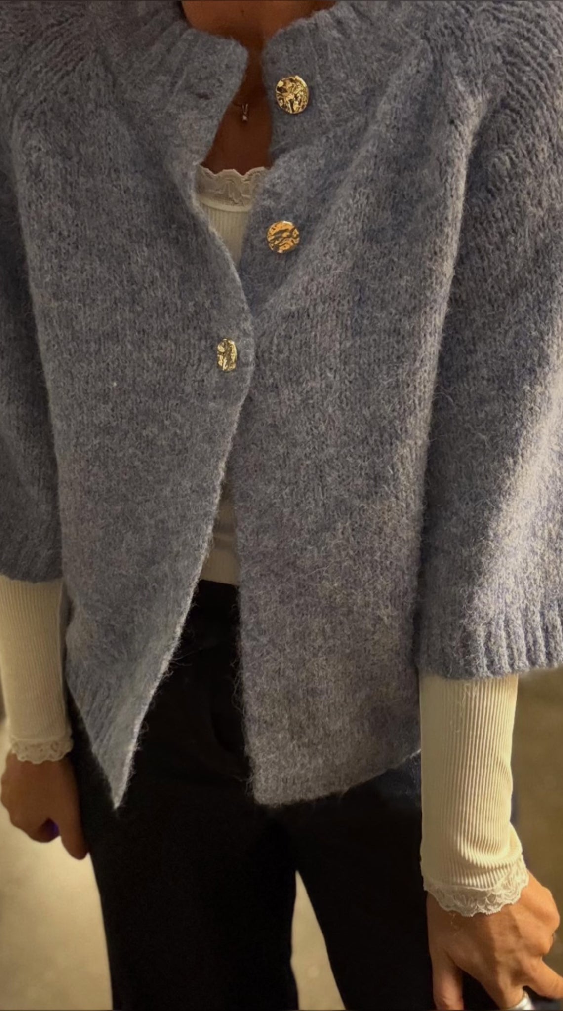 BENUTA FLUFFY KNIT CARDIGAN NN - LifeStyle Hedensted