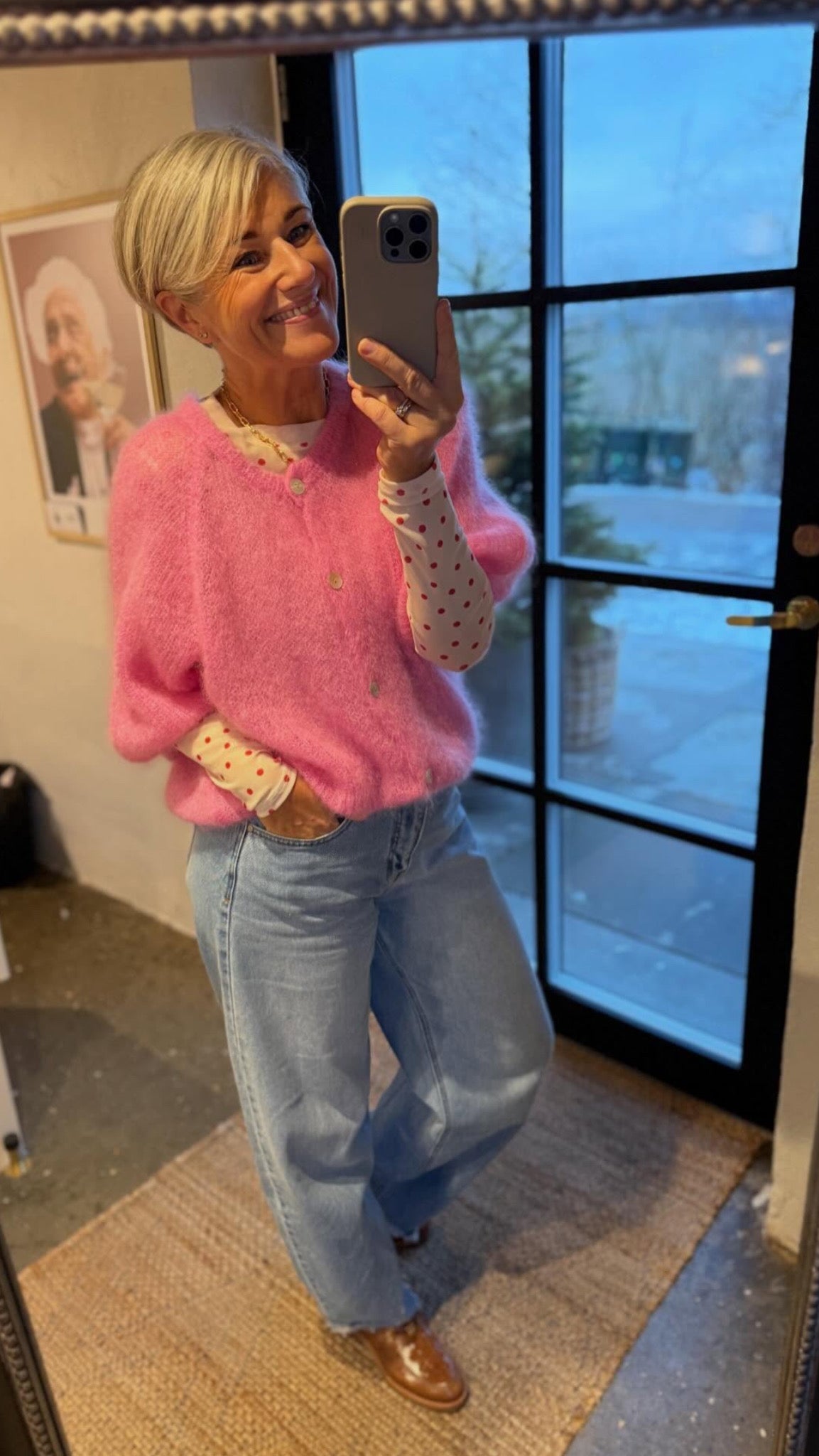 BJOERK PATENT KNIT CARDIGAN BC - LifeStyle Hedensted