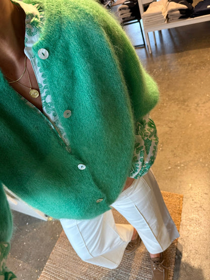 BJOERK PATENT KNIT CARDIGAN BC - LifeStyle Hedensted