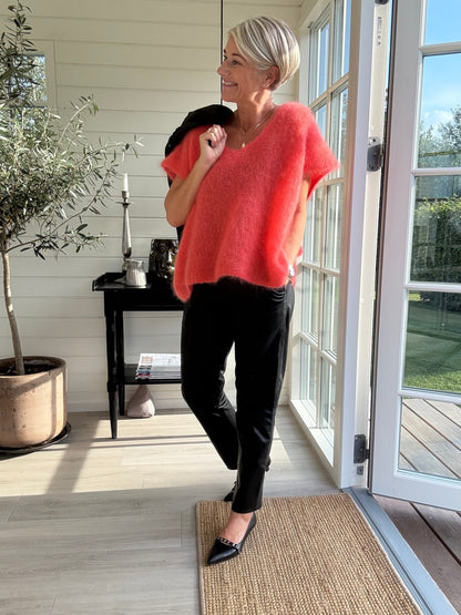 BJOERK STRIKKET V - NECK VEST BC - LifeStyle Hedensted