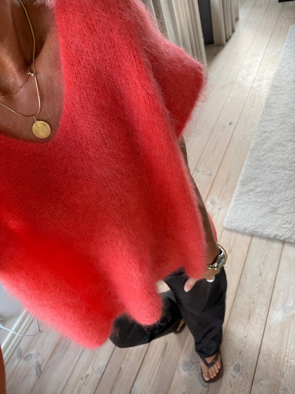 BJOERK STRIKKET V - NECK VEST BC - LifeStyle Hedensted