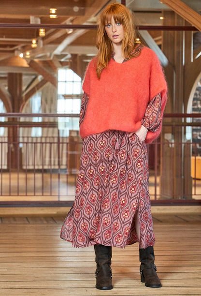 BJOERK STRIKKET V - NECK VEST BC - LifeStyle Hedensted