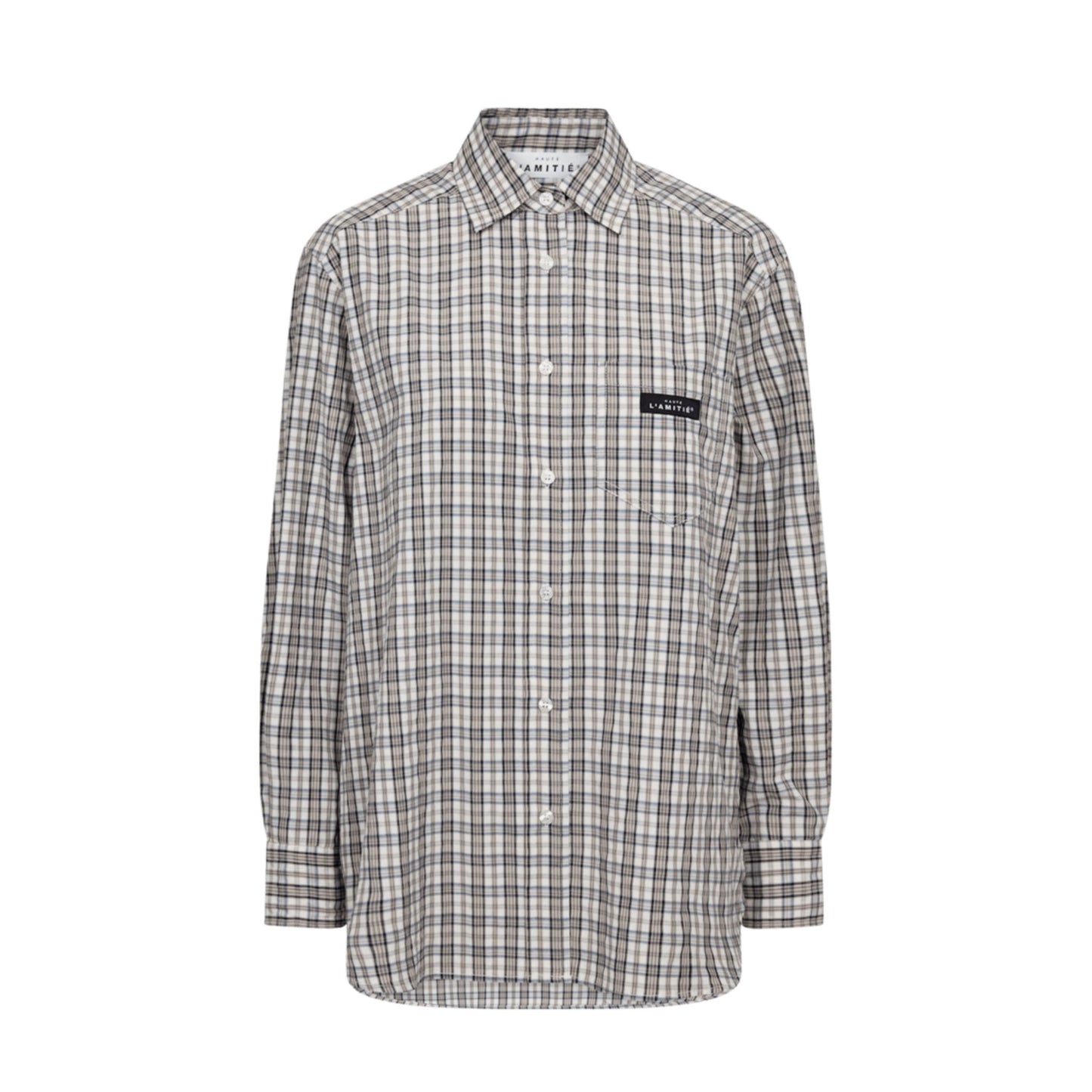 BUTTON DOWN MINI CHECK SKJORTE HL (100) - LifeStyle Hedensted