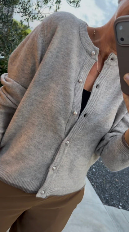 CARLA SOLID LS CARDIGAN KPH (239) - LifeStyle Hedensted