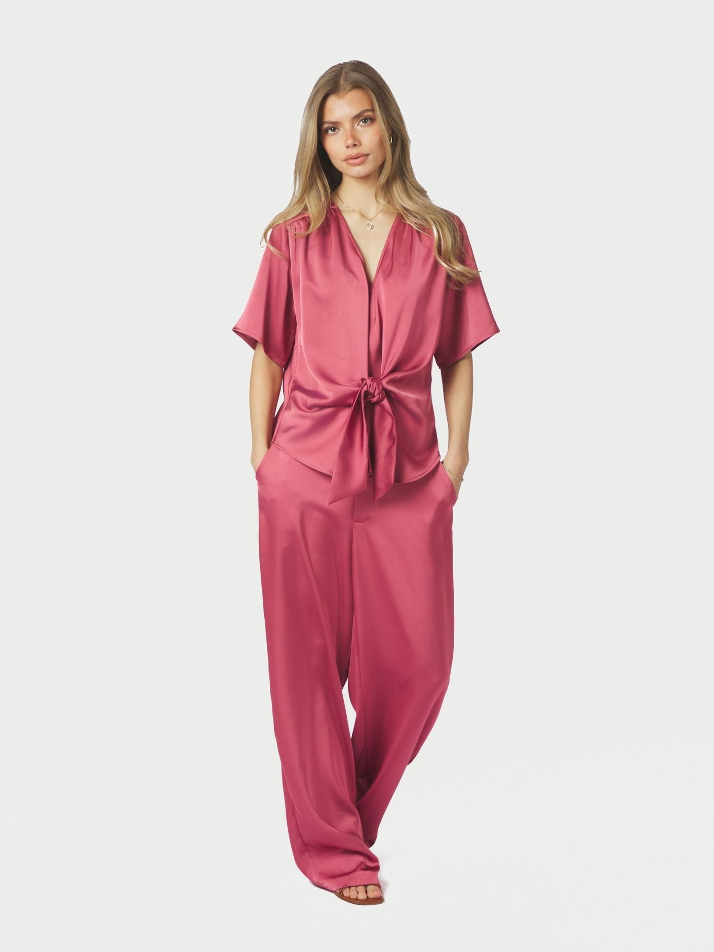CASADIA HEAVY SATIN BLUSE NN - LifeStyle Hedensted
