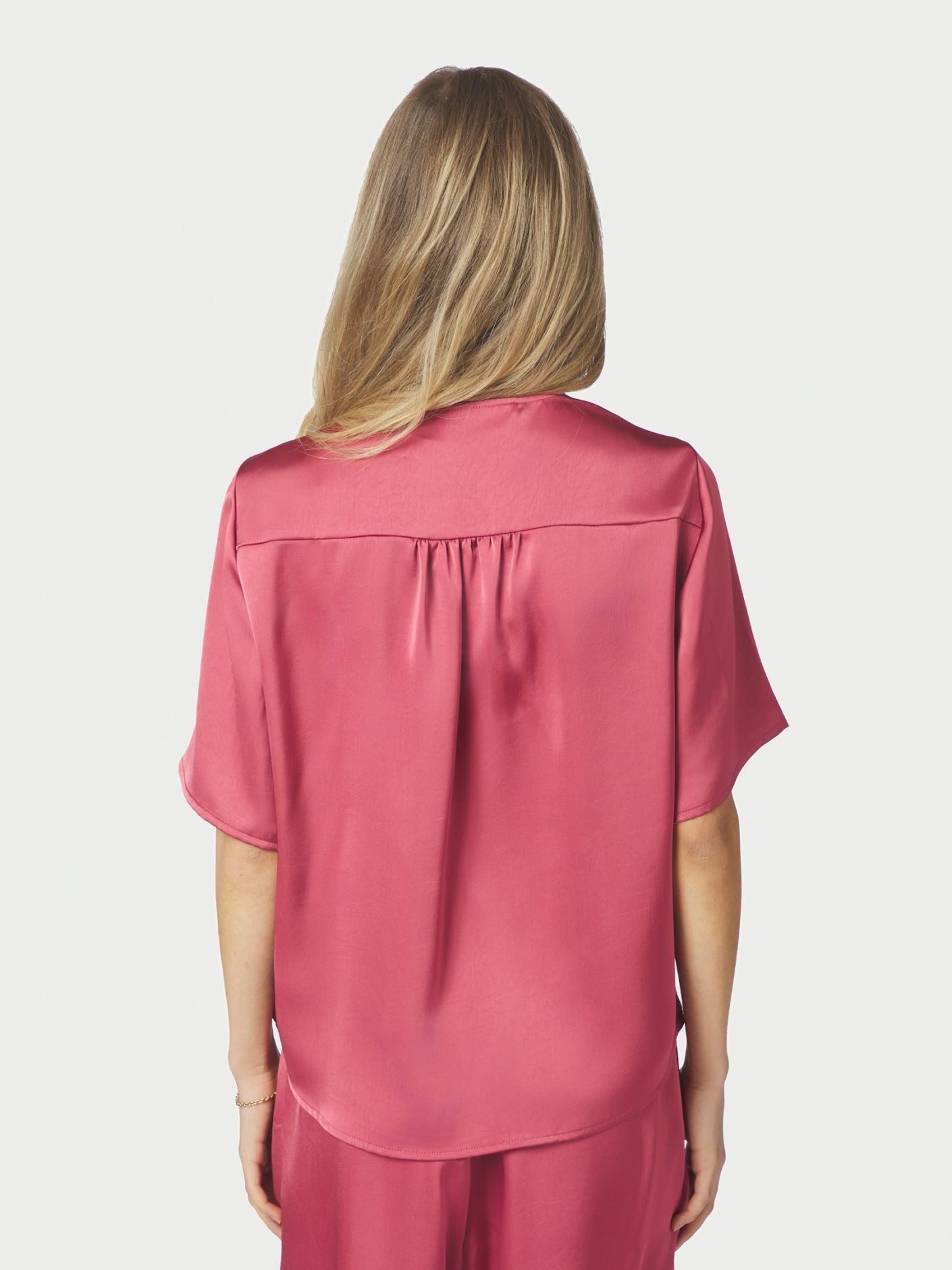 CASADIA HEAVY SATIN BLUSE NN - LifeStyle Hedensted
