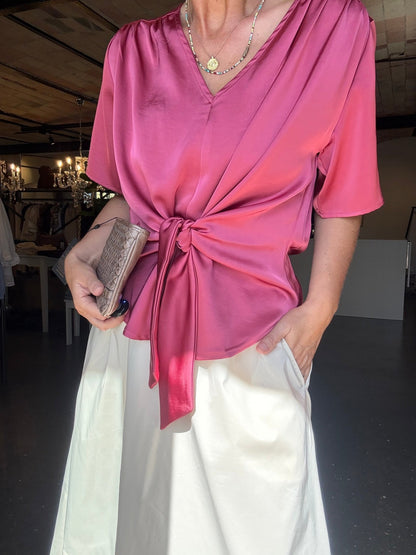 CASADIA HEAVY SATIN BLUSE NN - LifeStyle Hedensted