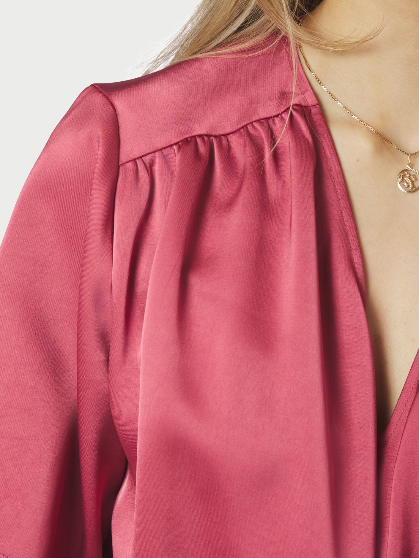 CASADIA HEAVY SATIN BLUSE NN - LifeStyle Hedensted