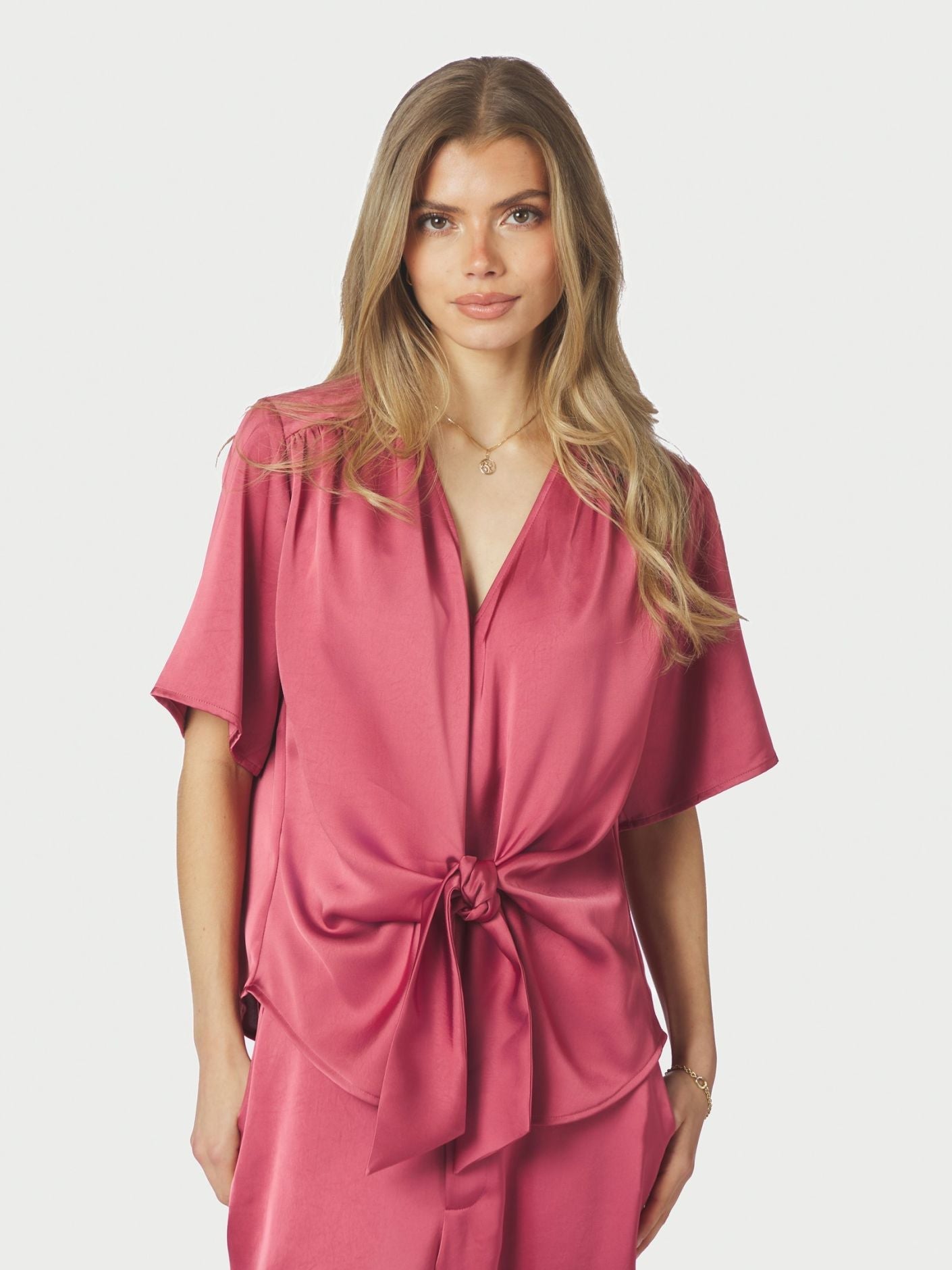 CASADIA HEAVY SATIN BLUSE NN - LifeStyle Hedensted