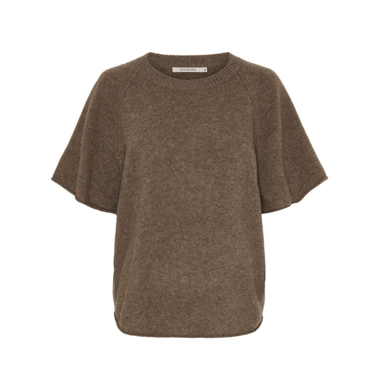 CELINA YAK K/Æ PULLOVER STRIK BEIGE BTF - LifeStyle Hedensted