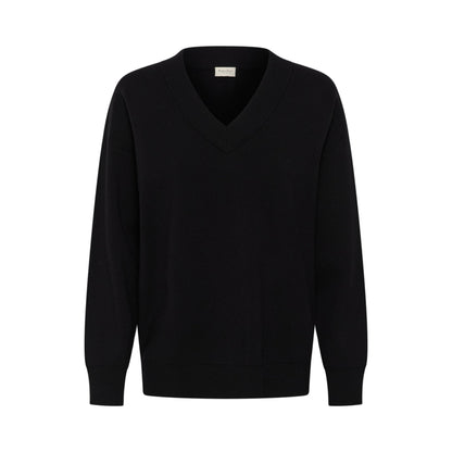 CHANTALLY STRIK PULLOVER SORT PT (325) - LifeStyle Hedensted