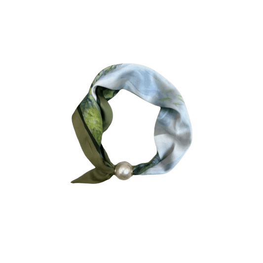 CHLOE SCARF W. MAGNETIC PEARL T&S - LifeStyle Hedensted