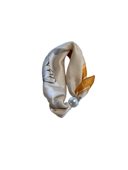 CHLOE SCARF W. MAGNETIC PEARL T&S - LifeStyle Hedensted