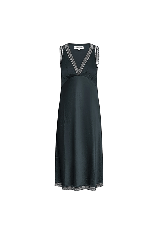 CLARI MIDI KJOLE SORT LL (152) - LifeStyle Hedensted