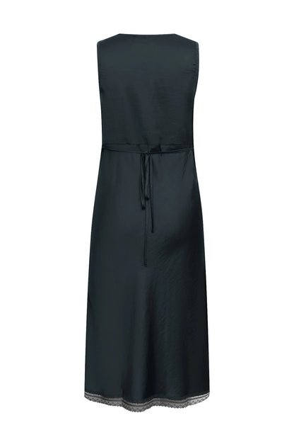 CLARI MIDI KJOLE SORT LL (152) - LifeStyle Hedensted